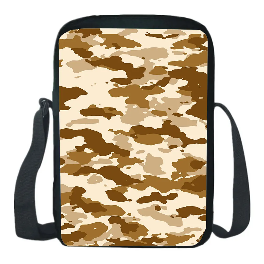 Camouflage Shoulder Bag Nylon School Bag Backpack Cosplay Messenger Bag Cartoon Messenger Bag Mini School Bag  Phone Bag New