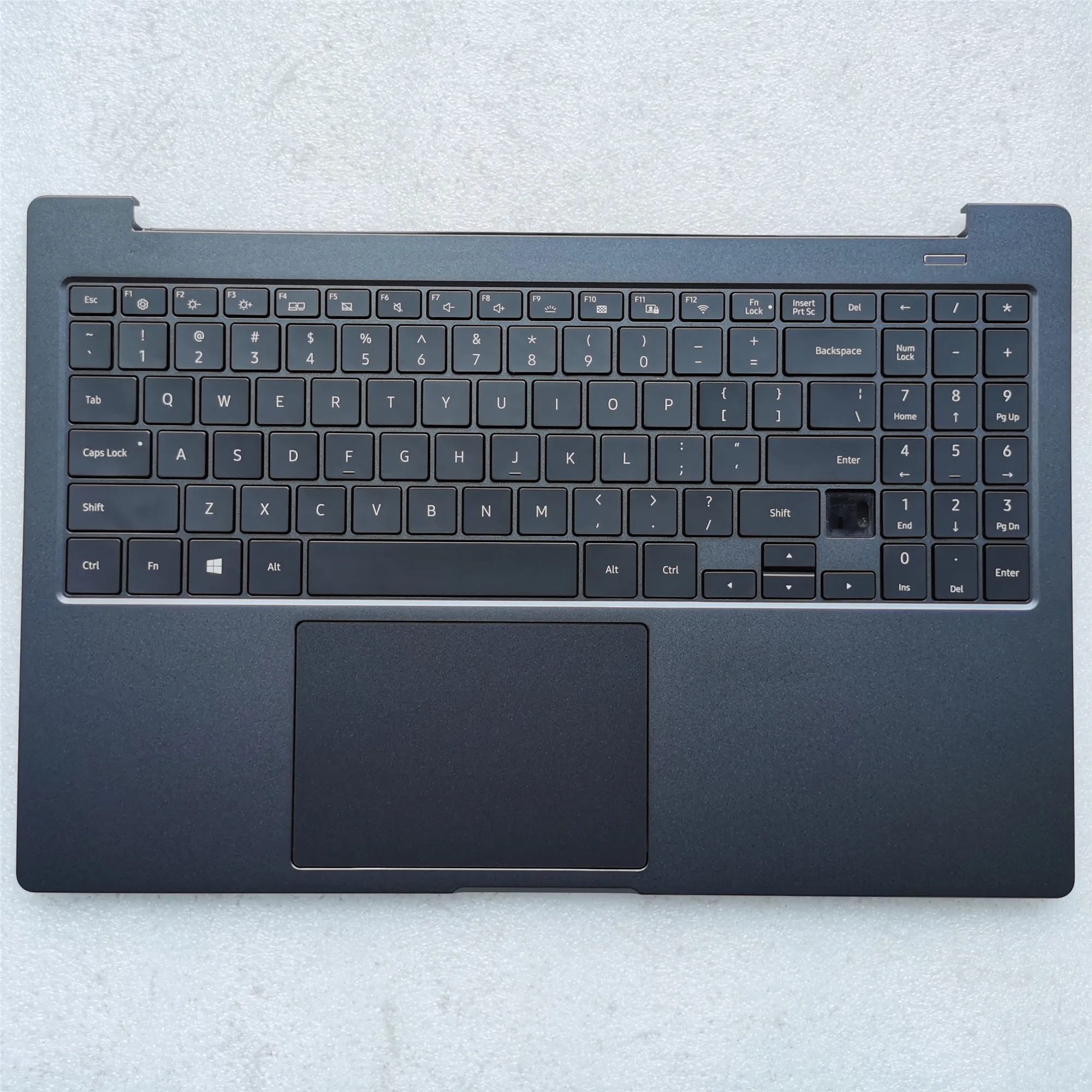 

New laptop keyboard with touchpad palmrest for samsung NP 760XBE NT 760XBE 760XBE US BA98-01932A