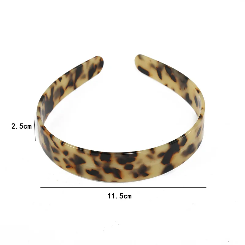 Retro French new style headband female simple Korean temperament sweet face wash headwear tortoiseshell hairhoop