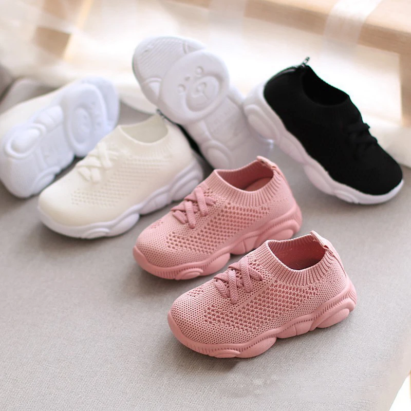 Sneakers Kids Shoes Antislip Soft Bottom Baby Sneaker Casual Flat Children size Girls Boys Sports Shoes Spring Summer