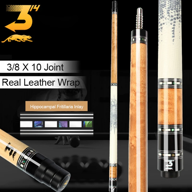 NEW Handmade Billiard Pool Cue 13mm 11.5mm 10.5mm Tips 1/2 Billiards Cue Stick with Carbon Extension Rare Wood