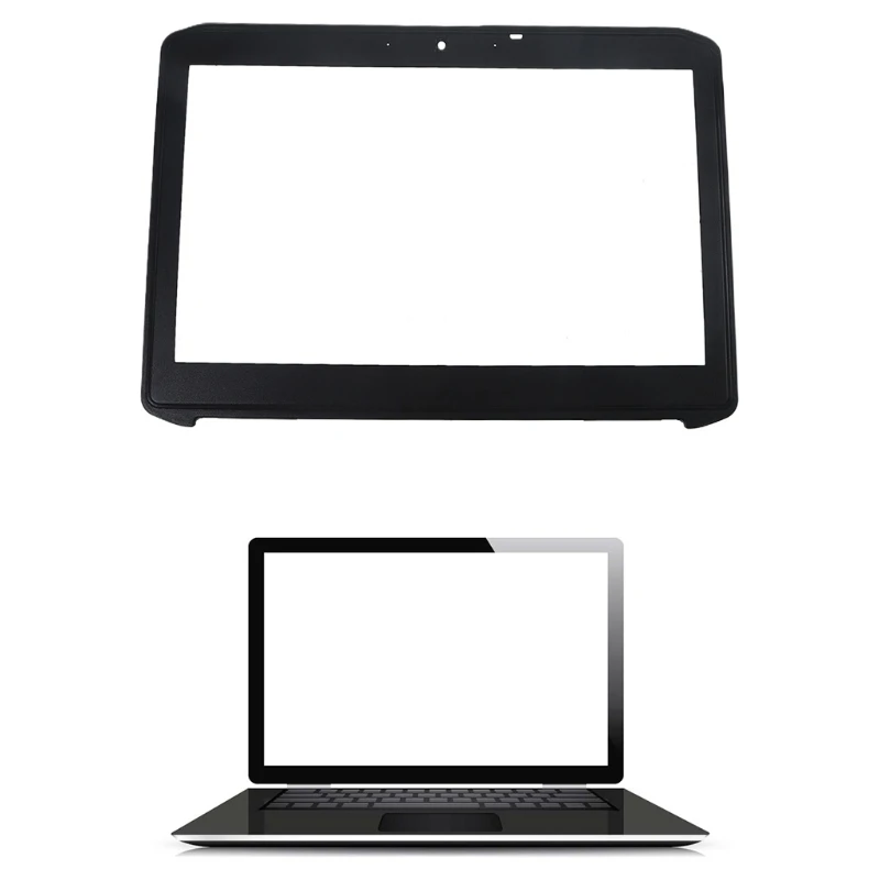 New Laptop Front Frame LCD Bezel Protective Cover Replacement for Dell Latitude 5420 E5420 with Camera Hole