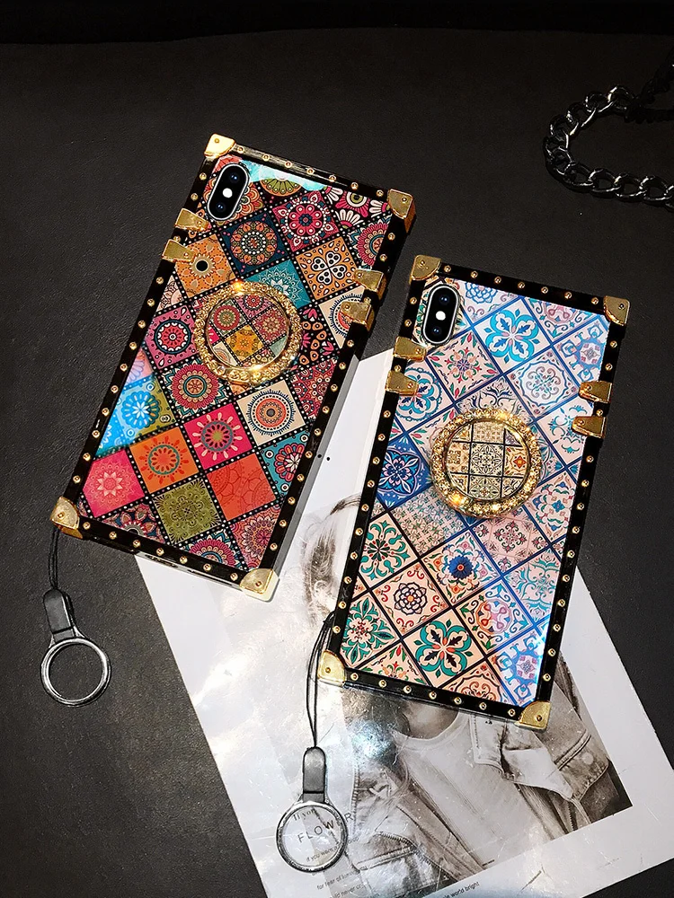 เคสโทรศัพท์มีห่วงเพชรระยิบระยับสุดหรูสำหรับ Samsung S23 S22 S21 S20 Plus + ultra FE Note 20 zflip 3 4กรอบสายคล้อง