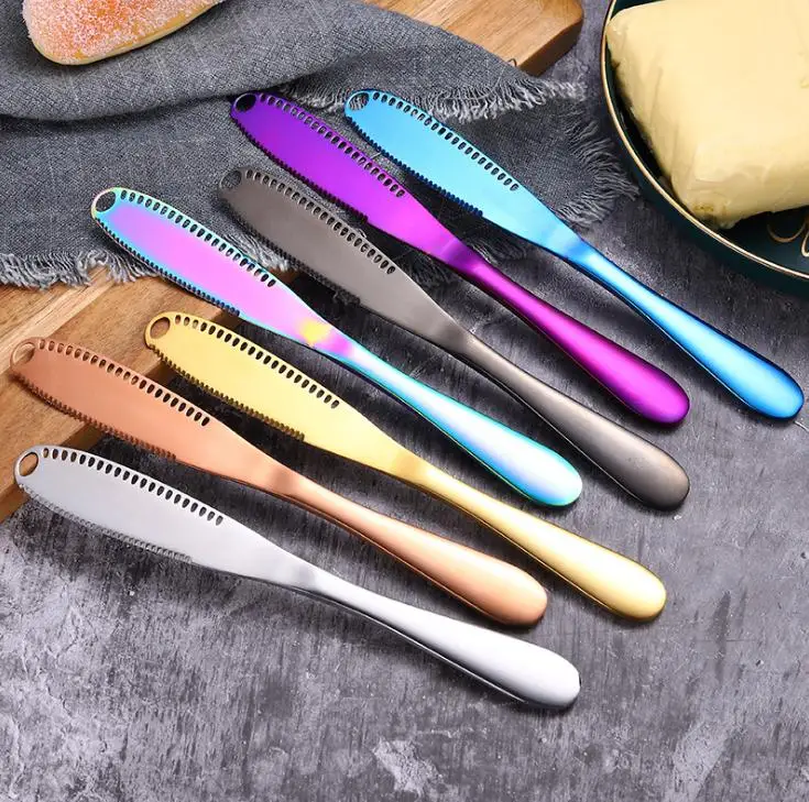 

Stainless Steel Butter Knife Cheese Dessert Jam Spreaders Cream Knifes Utensil Cutlery Dessert Tools for Toast Breakfast Tool