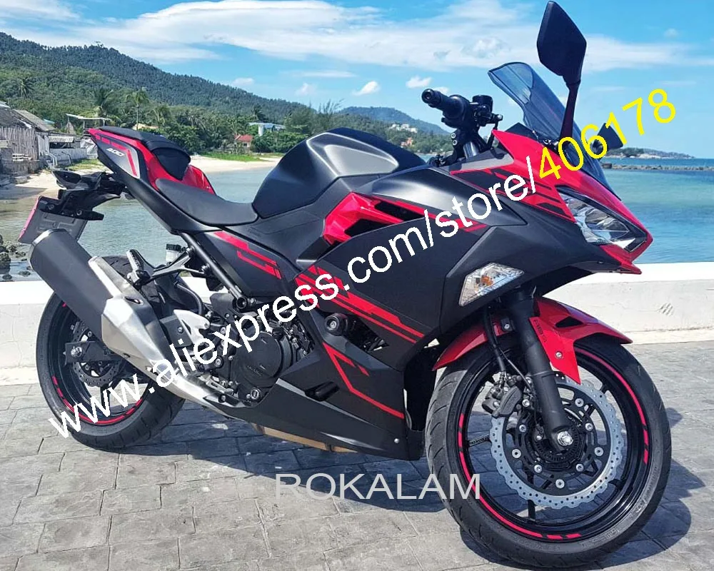 

400 Fairing For Kawasaki Ninja400 2018 2019 2020 Ninja 400 18 19 20 Red Black Motorcycle Fairing (Injection Molding)