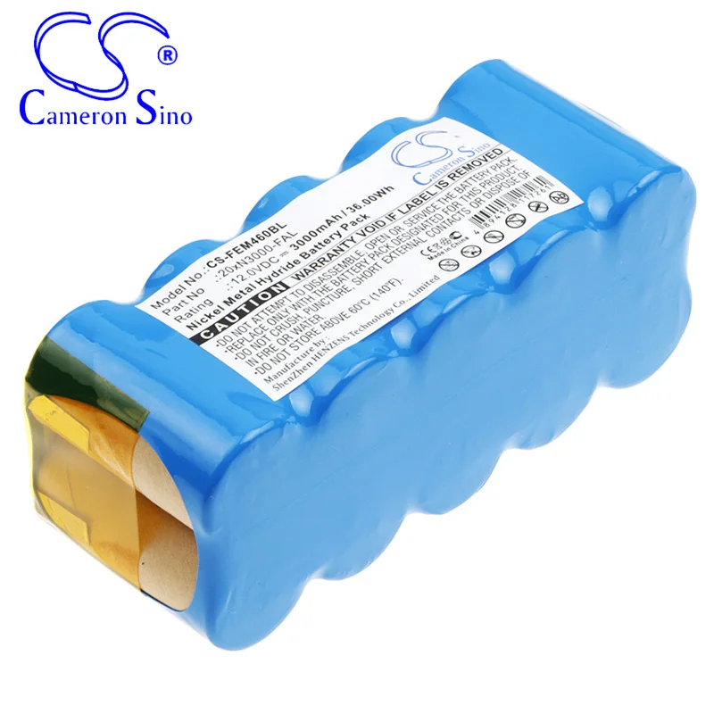 CameronSino Battery for Falard PEM 807 Self-Propelled Gantries Laying fits Falard 20xN3000-FAL Crane Remote Control battery