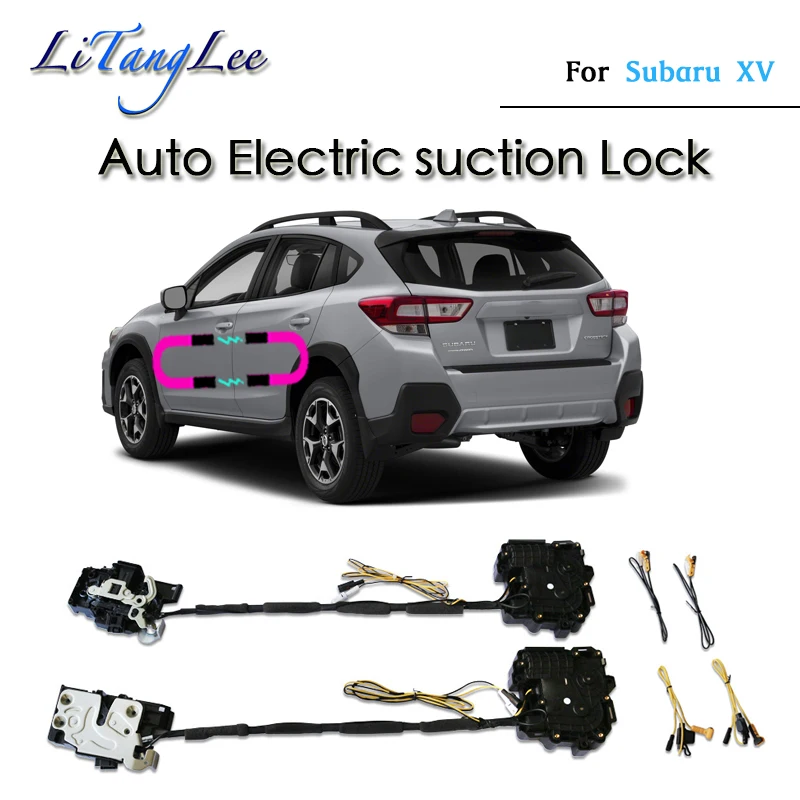 

For Subaru XV 2018~2021 ​​Car Soft Close Door Latch Pass Lock Actuator Auto Electric Absorption Suction Silence Closer