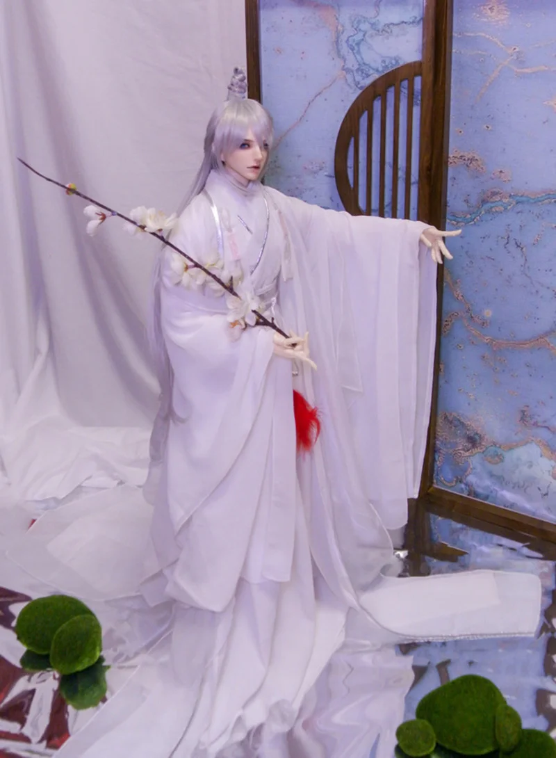 1/6 1/4 1/3 bjd traje antigo roupas samurai chinês hanfu vestido para bjd/sd yosd msd sd13 id72 80cm forte tio boneca c1498