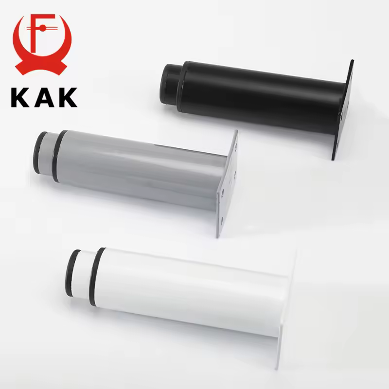 KAK Black Furniture Legs Adjustable Height Carbon Steel Table Feet Sofa Bed Leg Replacement 1000KG Heavy Duty Furniture Hardware - Image 6