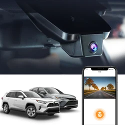 Kamera na deskę rozdzielczą do Toyota RAV4 XA50 XA40 XU80 2017-2024/ Venza/ Harrier, Fitcamx 4K wideorejestrator samochodowy kamera do rejestracji wideo Dashcam do Suzuki