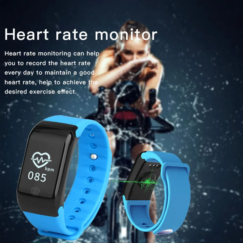 ONEMIX 2019 New Smart Bracelet 3 Color AMO LED Screen H10 Smartband Fitness Traker Bluetooth Sport Waterproof Smart Band