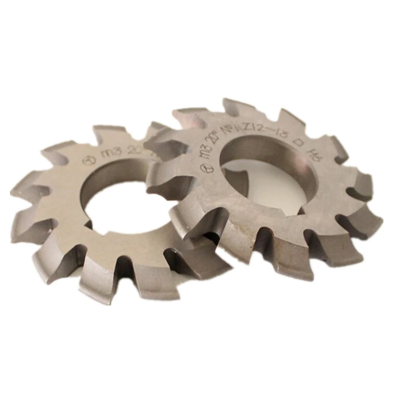 1PCS M0.5 M0.75 M1 M1.25 M1.5 M2 M2.5 M3 M4 M5-M10 Modulus PA20 degrees NO.1-NO.8 HSS Gear Milling cutter Gear cutting tools