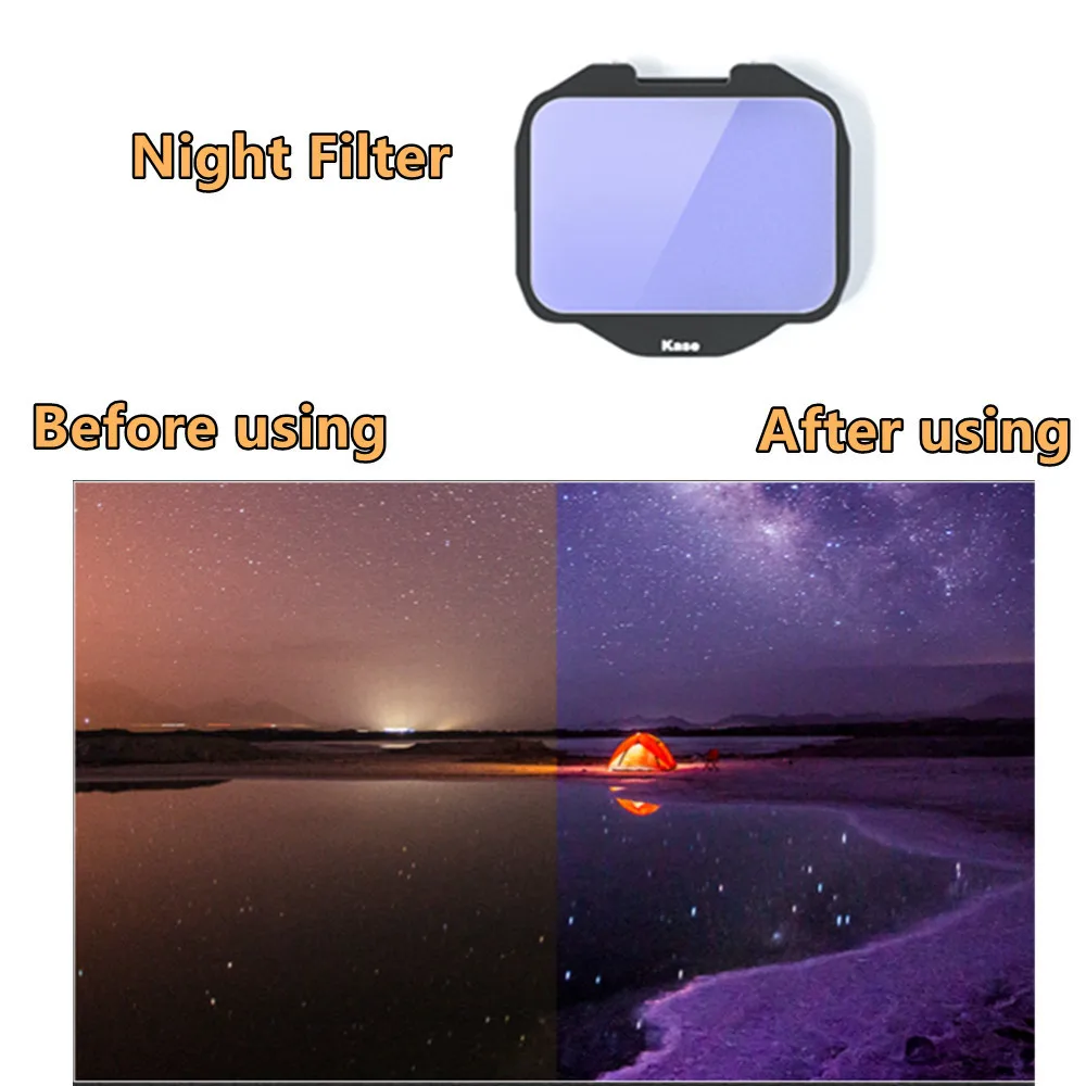 Clip-in CMOS Lens Filter MC UV ND8 ND16 ND32 ND64 ND1000 Night Filter for Sony A7R II III IV A7S II A7II III A9 Camera Clip in