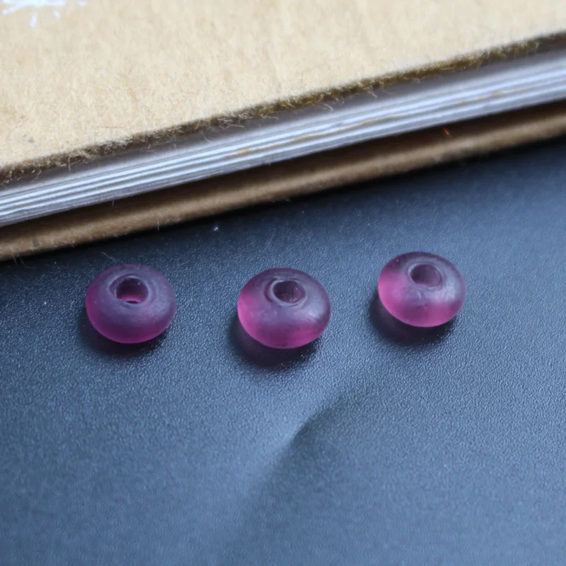 30 Stück 8mm Lampwork-Glasperlen, Abstandshalterperlen, runde Abacus-Rondell-Form, mehrfarbig, für Schmuckherstellung, Armbänder, Halsketten, Charms – Detail 11