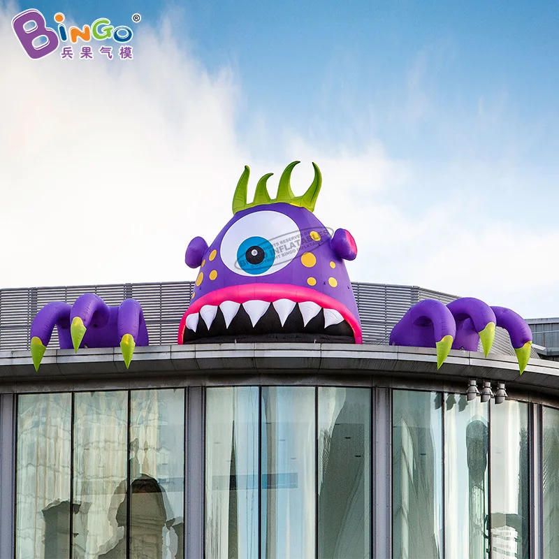 

Exquisite Inflatable Halloween Lighting Monster Hand For Halloween Event Mall Building Decoration