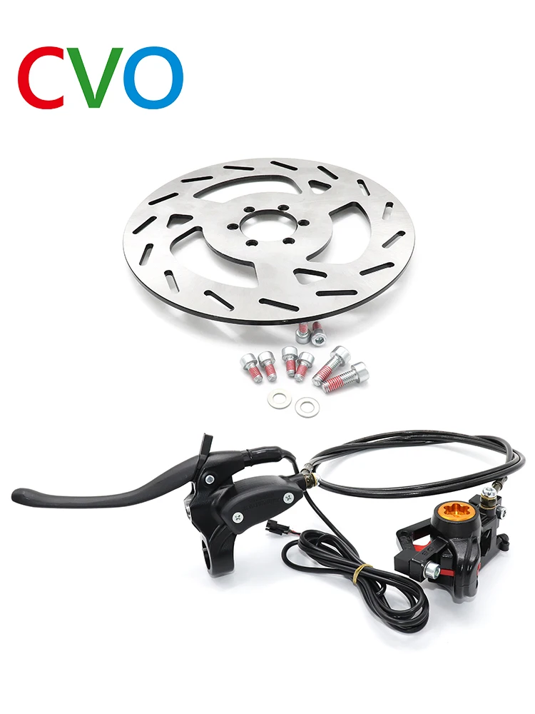 CVO bicicletta elettrica freno a disco idraulico Set pinze per auto morsetto Mountain Bike Brake Upgrade freno a olio modificato durevole