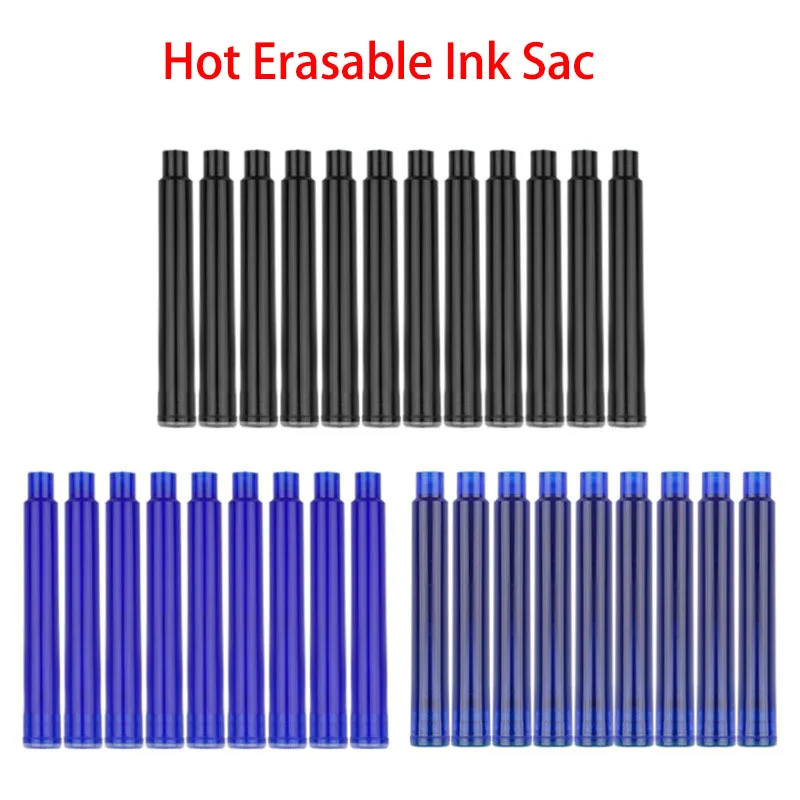 100 Pc Hot erasable ink bag pen for students to practice calligraphy in upright posture Thermal erasable pen replaceable ink bag