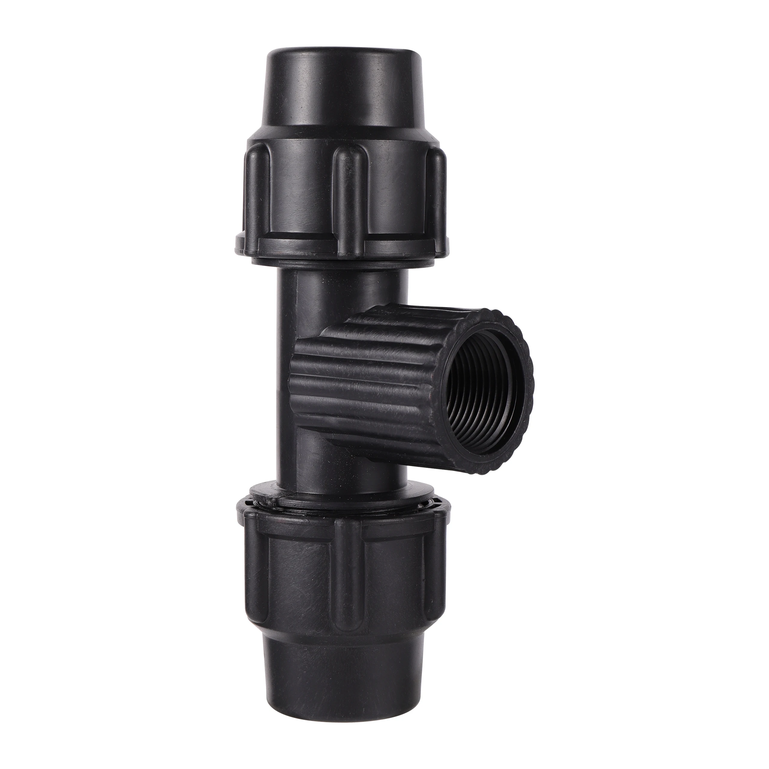 PE Pipe Reducing Locked Tee 1/2\