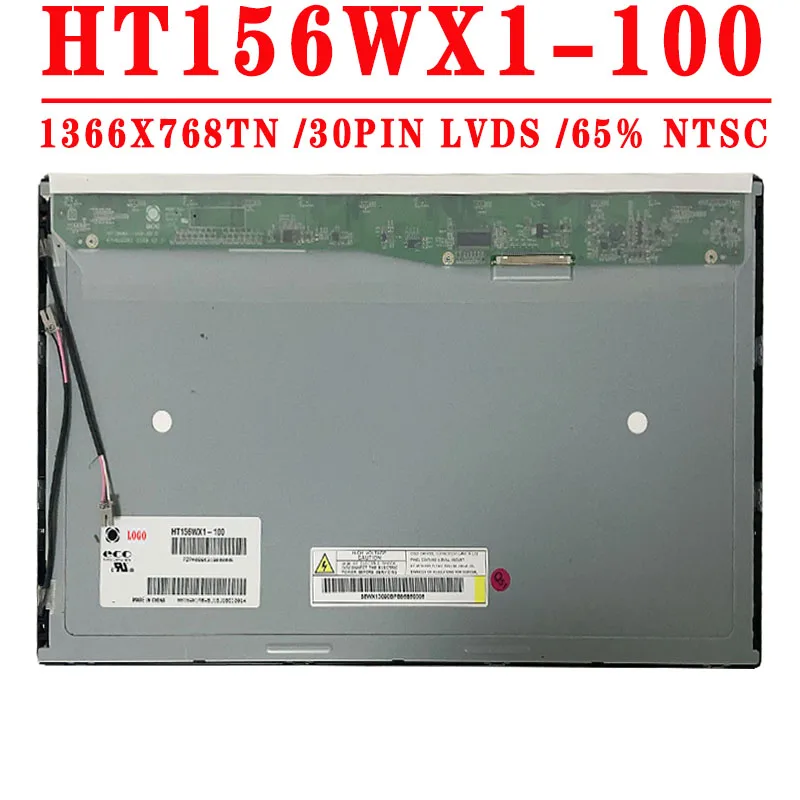 

HT156WX1 100 HT156WX1-100 15.6 inch 1366x768 TN 30PINS LVDS 250 cd/m² 65% NTSC 60HZ Contrast Ratio500:1 Industrial LCD Screen