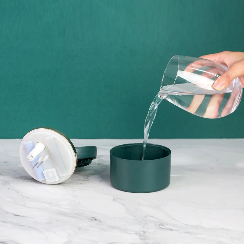 Ventilador de nebulización de 3 velocidades con humidificador, ventilador de escritorio de 2000mAh, recargable por USB, aire acondicionado para el hogar, oficina, habitación al aire libre