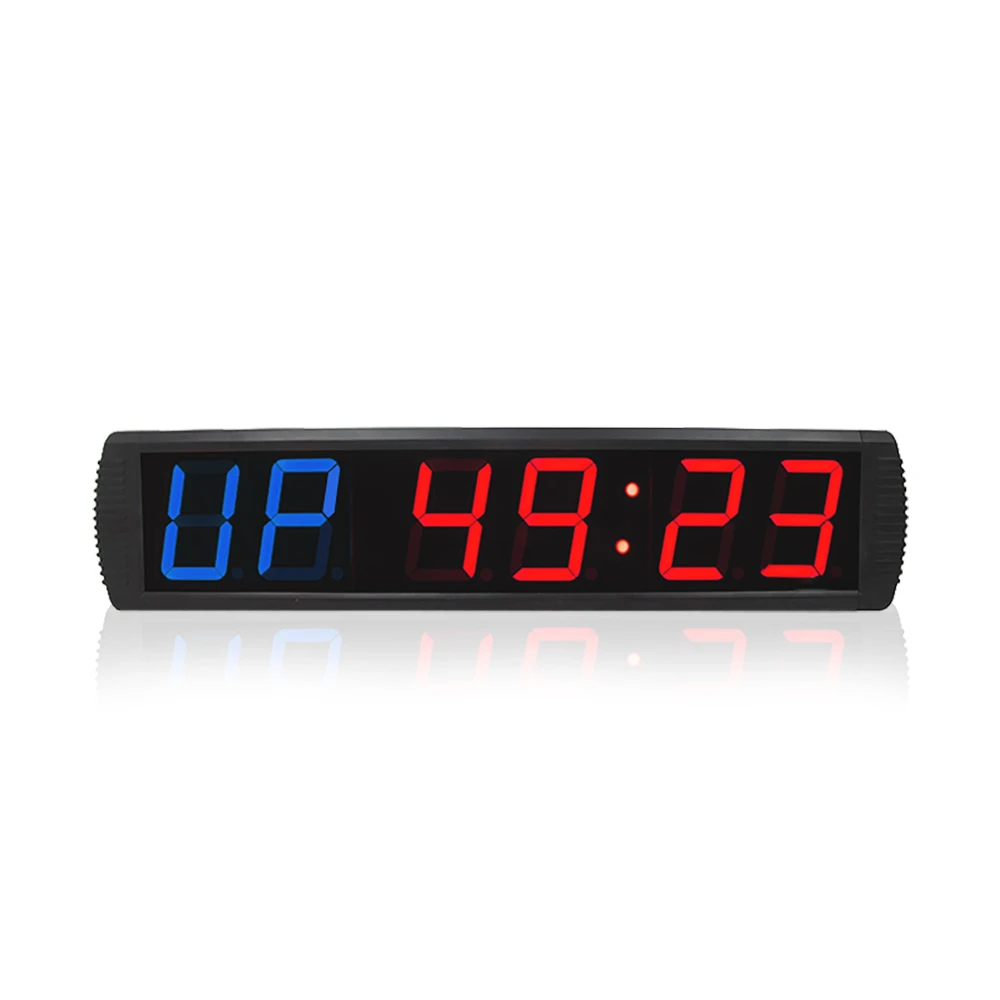 LED Gym Interval Crossfit Timer Clock Tabata Fitness Digital Wall Clock Big Stopwatch Countdown Training Timer