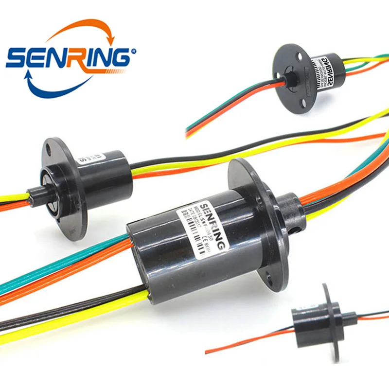 Slip Ring 5A/15A/10A/30A  With Flange OD 12.5MM/  22MM/ 30MM Rotating Electrical RotaryJoint