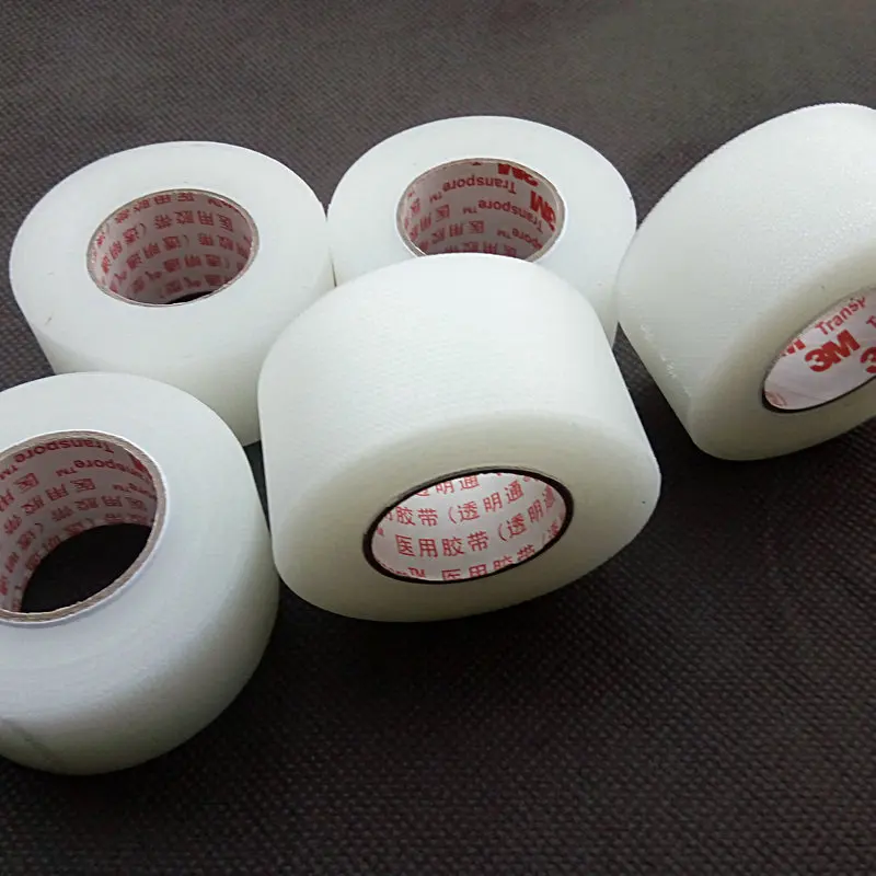 1pcs 1.2cm 2.4cm*9.1mter 3M health breathable tape 1527c-0 mesh easy tear tape 1527c-1 tape PE plastic hand tear tape