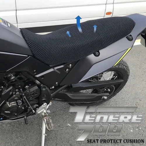 Imagen 1 del producto TENERE 700 funda de asiento de cojín de motocicleta para YAMAHA Tenere 700 T700 T 700 funda de asiento fresca para asiento de conductores originales