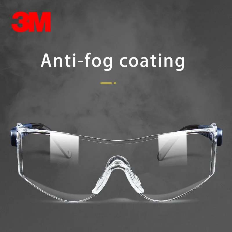 3M-gafas protectoras 10196, lentes de seguridad auténtica con espejo, ajuste hacia arriba y hacia abajo, airsoft, Anti-UV 99%