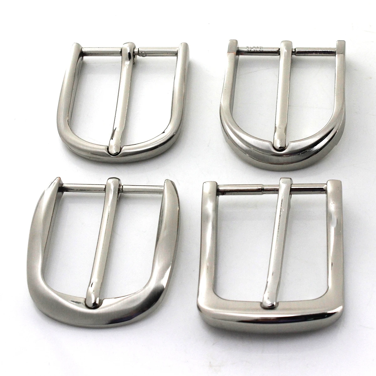 1pcs 35mm Fashion Belt Buckle For Men Metal Clip Buckle End Bar Heel Bar Single Pin Buckle for Leather Craft Belt Strap DIY