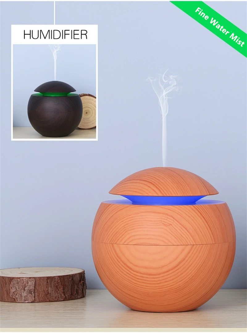 120ml Home Colorful Humidifier The desktop Ultrasonic Aromatherapy Diffuser Mist Maker Fogger for car  Office Aroma Difuser