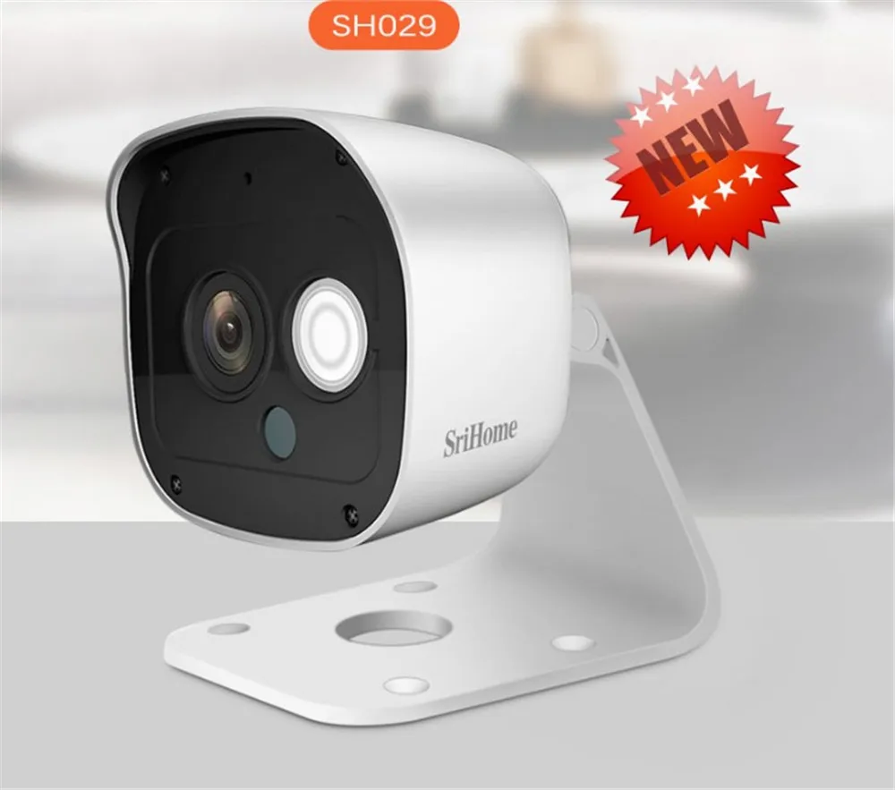 Srihome SH029 3MP 1296P 3X Zoom Water-proof  IP Dome  Camera  AI Humanoid Auto Tracking Home Security CCTV Monitor Support NVR