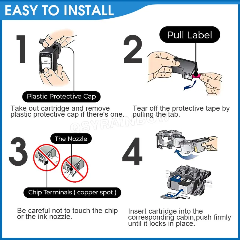 Cartucho de tinta para HP Deskjet, 304 XL, substituição, inveja 2620, 3720, 5000, 5010, 5012, 5014, 5020, 5030, 5032, 5034