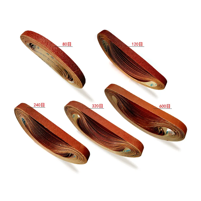 13x458mm Sanding Belts 240 3200 Grit For Sander Adapter Polishing Machine Abrasive Tools
