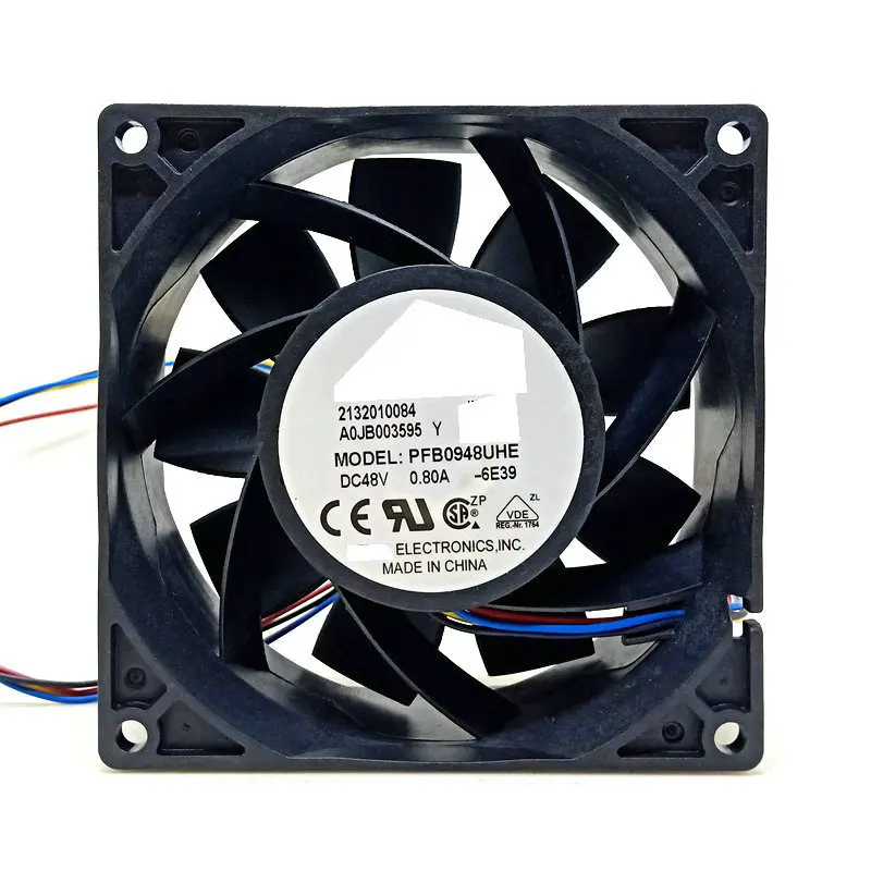 PFB0948UHE 92x92x38MM DC48v 0.80a 4Lines for HW Device Cooling fan