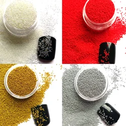 Caviar Beads Crystal Tiny Rhinestones For Manicure Glass Balls Micro Bead For Nail Decorations DIY Charms Nail Art Accessories