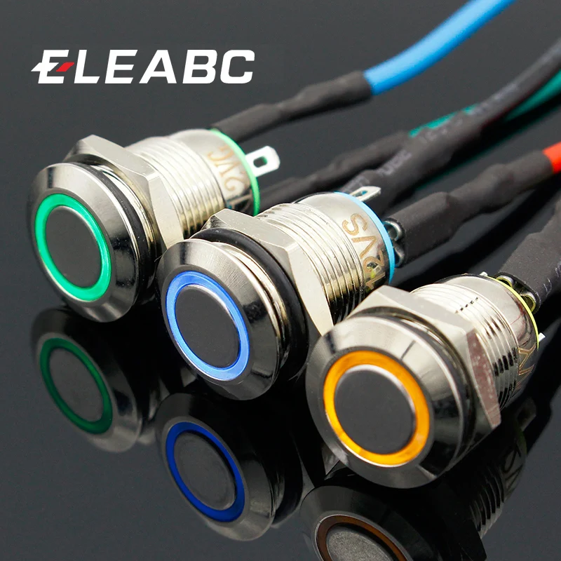 1PC 12MM With Led 3…