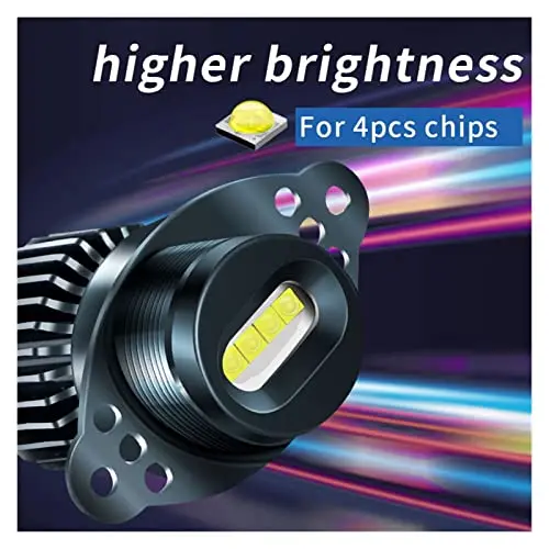 2pcs 40w LED Angel Eyes Marker Canbus No Error Fit for BMW E90 E91 328i 335i 2009-2011 LCI Non Xenon Headlight