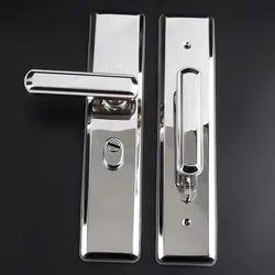 Multi Function  Stainless Steel Anti-theft  Entrance Gate Lock plate  Anti-explosion Security Thicken Widen lock Handle Plate