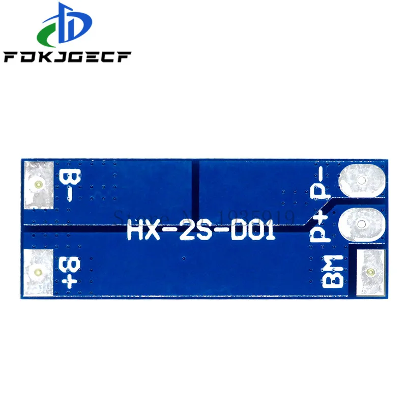 10PCS 2S 8A Li-Ion 7.4V 8.4V 18650 Bms Pcm 15A Picco di Corrente di Bordo di Protezione Della Batteria Bms pcm Per Li-Ion Batteria Lipo Pacchetto Delle Cellule