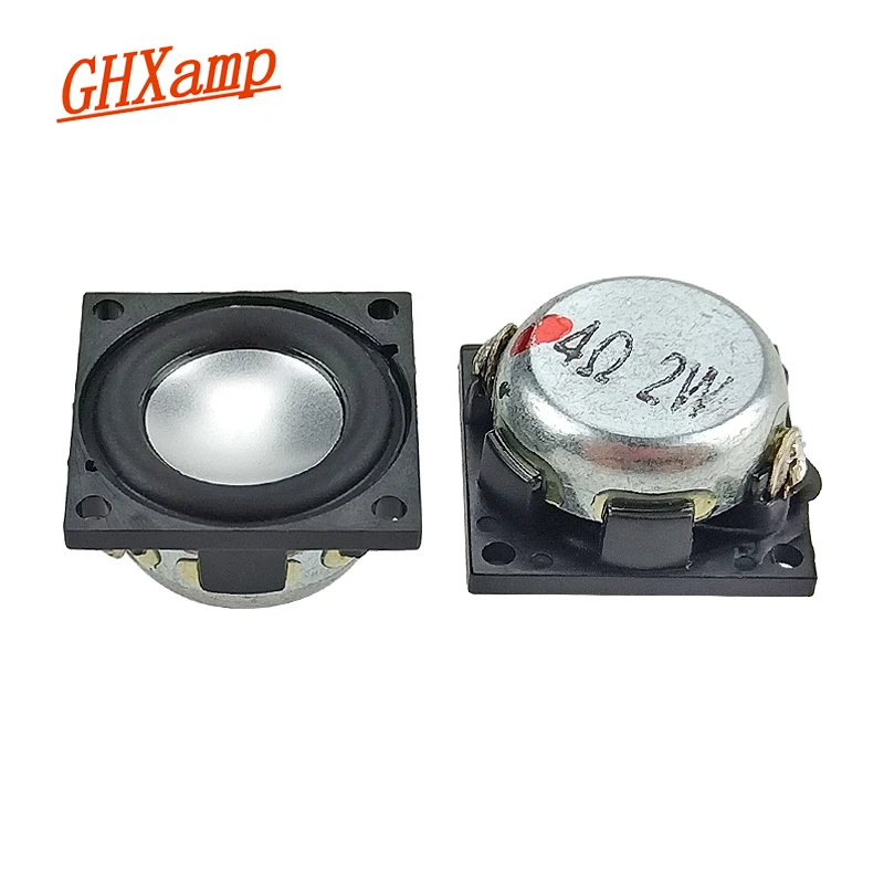 1 بوصة 23 مللي متر كامل المدى المتكلم وحدة 4ohm 2 واط صغيرة المحمولة المتكلم Neodymium بها بنفسك النيوديميوم ل راديو FM المحمول 2 قطعة