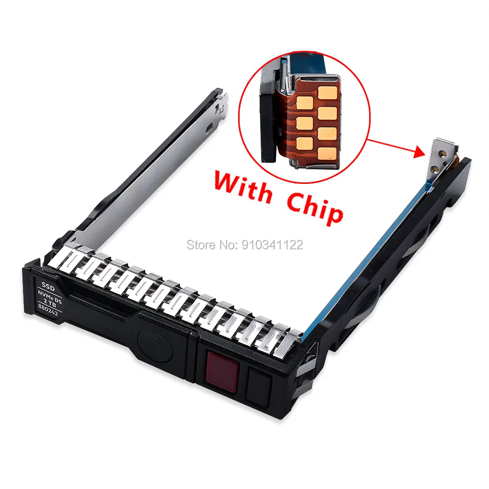 

Tray Caddy Original HP G10 Gen10 727695-001 2.5" NVMe SSD HDD Tray Caddy ML350 DL380 DL360