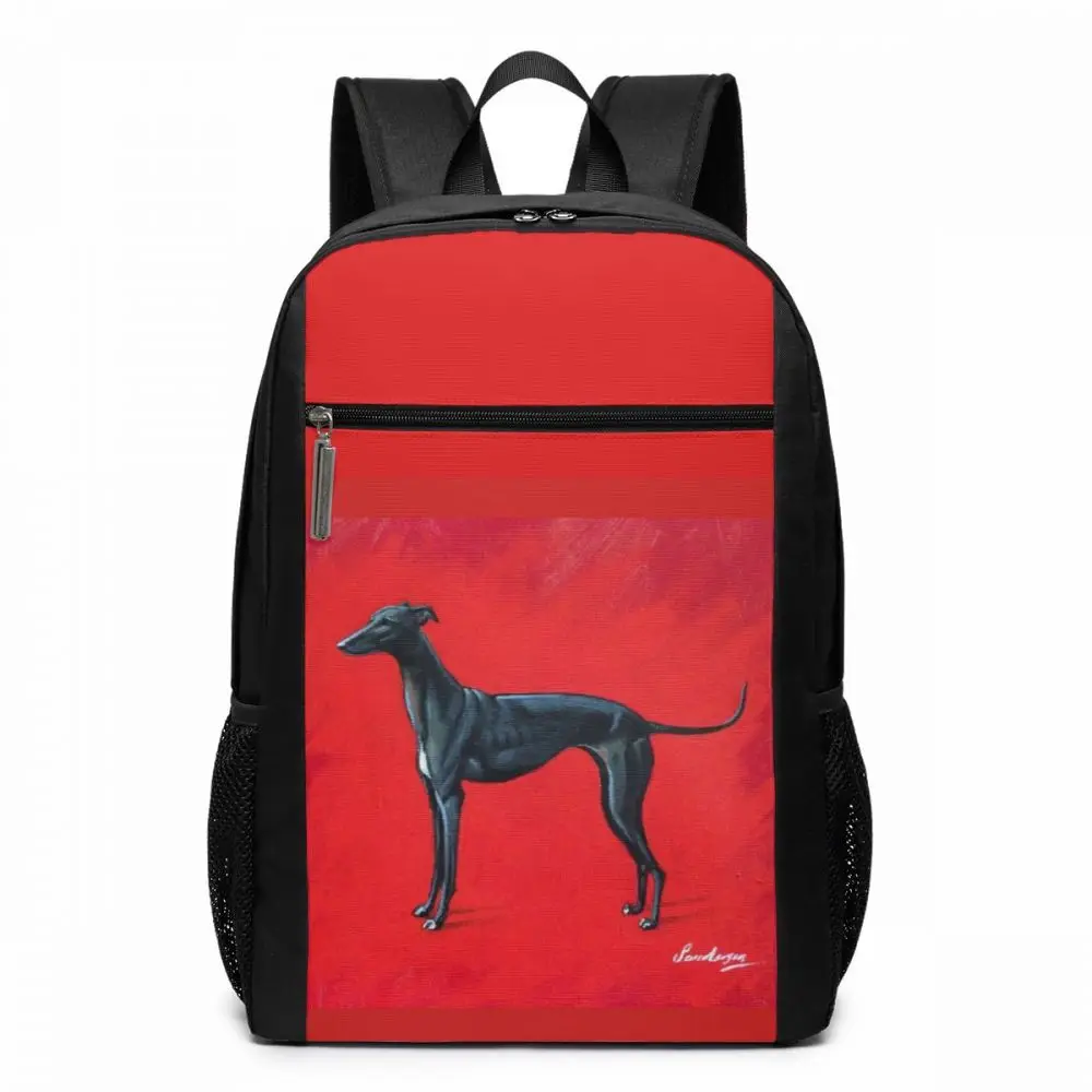 Greyhound Backpack Greyhound Backpacks Schoolbag Men's - Women's Bag Teen Multi Function Pattern Bags