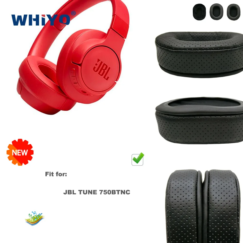 New Upgrade Replacement Ear Pads for JBL TUNE 750BTNC Headset Leather Cushion Velvet Earmuff Earphone Sleeve Cover