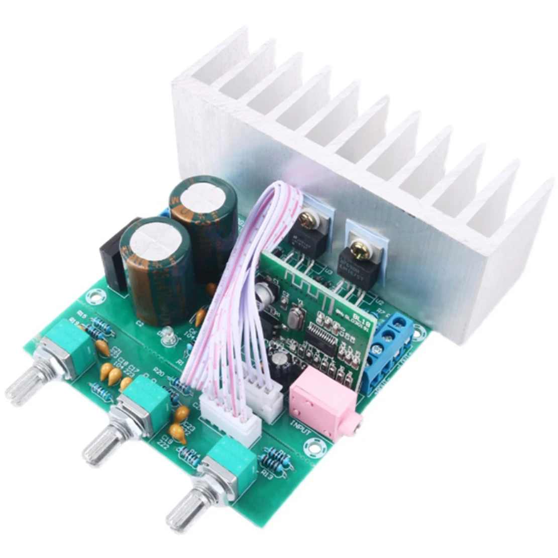 Taidacent LM1875 Audio Amplifier Ble HiFi Bass Amplifier Board High Fidelity 2 Channel 30W BLE Wireless Music Receiver Amp