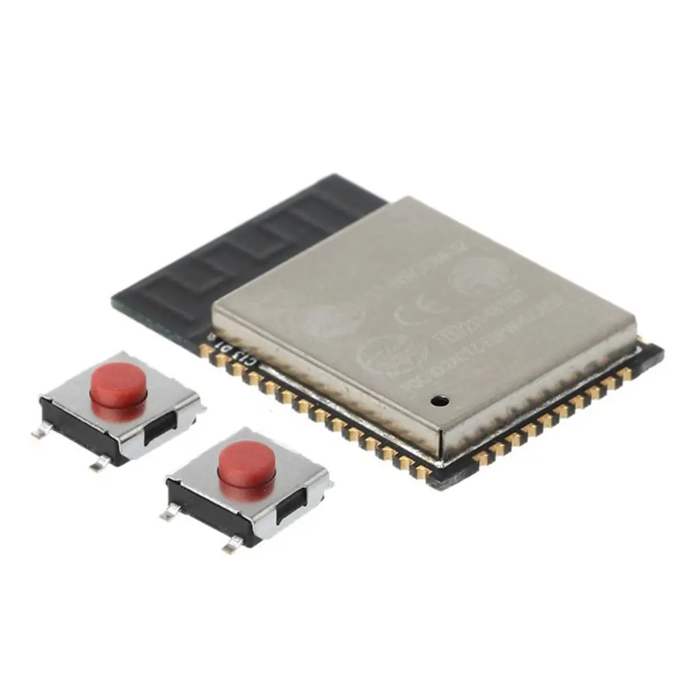 ESP-WROOM-32 Wifi IoT Wlan BLE módulo + ESP-32S ESP32 placa adaptadora 2,54mm Pitch práctica ESP-32S ESP32