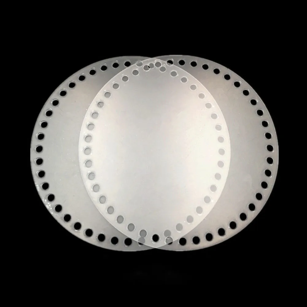 46 Holes Round Shape Clear Acrylic Base Mould Knit Bag Material Board Handmade Diy Crochet Material Bag Accessories