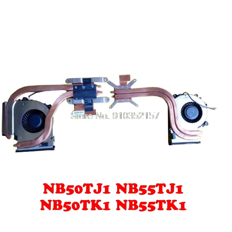 

CPU GPU Fan Heatsink For CLEVO NB50TJ1 NB55TJ1 NB50TK1 NB55TK1 NB50TH NB50TZ NB60TH NB60TJ1 6-31-NB502-K21 6-31-NB502-K11 K22