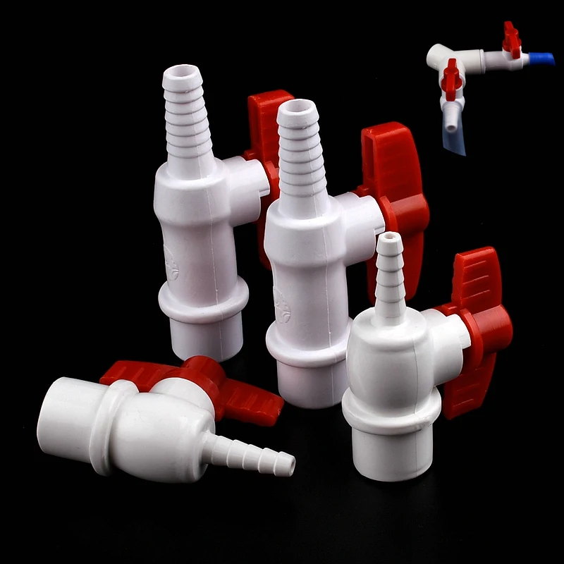 1~10PCS O.D 20-6mm 20-10mm PVC Ball Valves Pagoda Connector Garden Irrigation Valves Fish tank Oxygenation Valves  Accessories