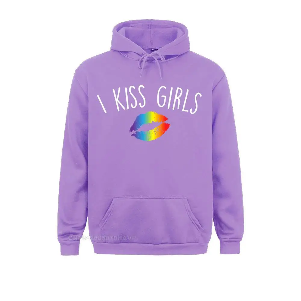 I Kiss Shirt Funny Cute LGBTQ Pride Month Gift Male Long Sleeve Hoodies Normal Fall Sweatshirts Rife Sportswears